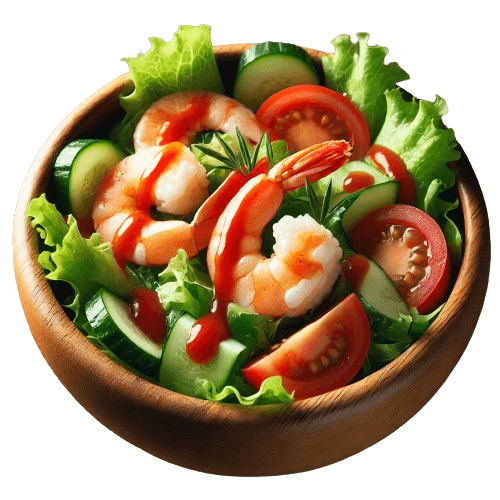 Garnalen salade