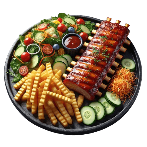 Familie schotel spareribs 3 personen